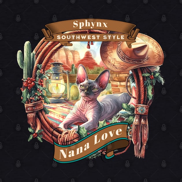 Sedona Cat Southwest Style Nana Love 59S by catsloveart